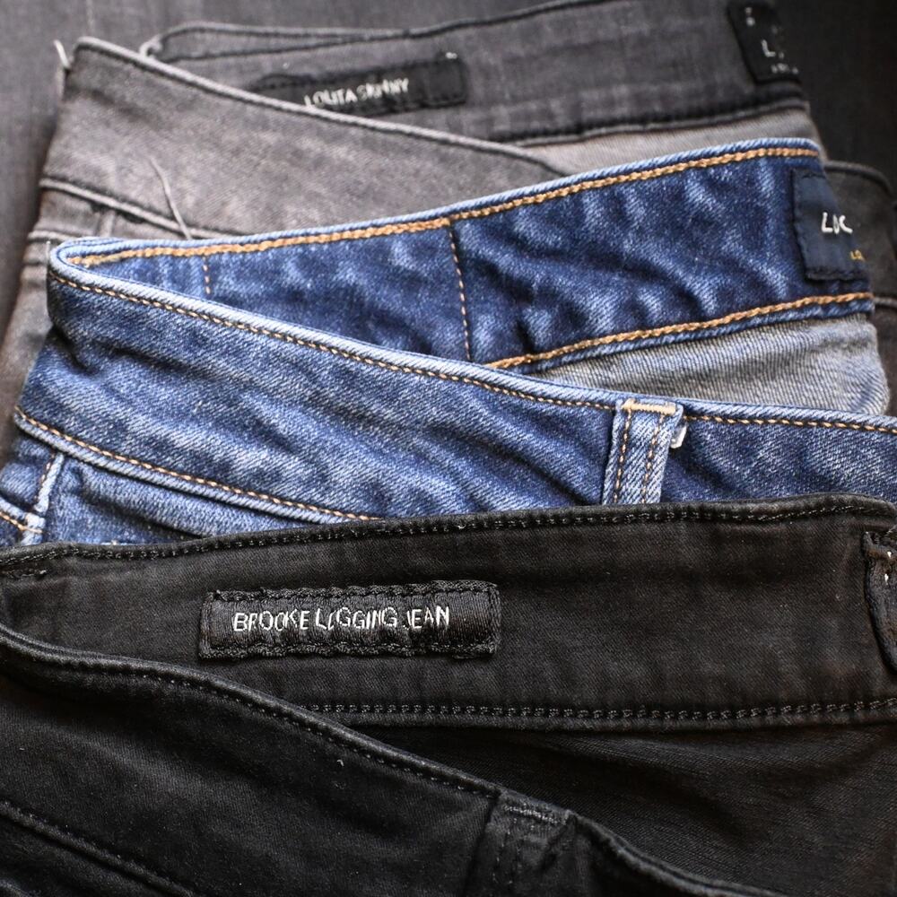 Lot of 3 Lucky Brand Women's 8/29 Denim Jeans Western Skinny/Legging/Slim